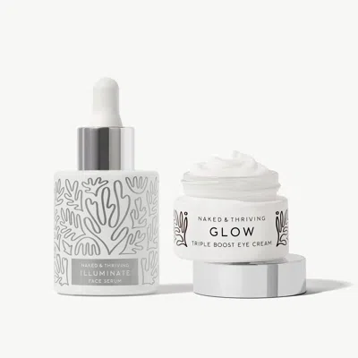 Naked & Thriving Bright Start Set: Limited-edition 2-step Set In Transparent