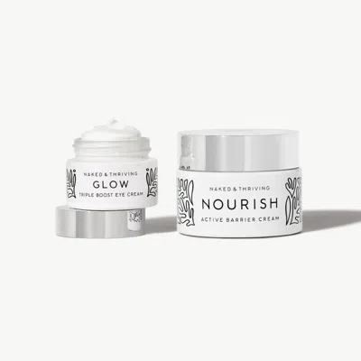Naked & Thriving Daily Essentials Duo: Glow, Nourish In Transparent