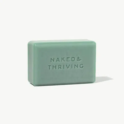 Naked & Thriving Exfoliate Clay Cleansing Bar: Polish And Smooth From The Neck Down In Green