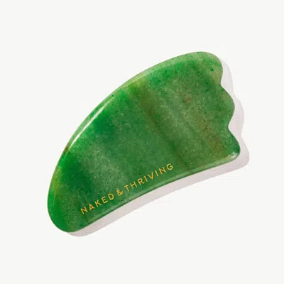 Naked & Thriving Green Jade Gua Sha: Sculpting Tool