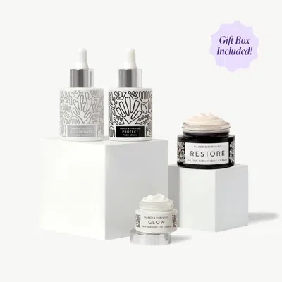 Naked & Thriving Hyaluronic Acid Heroes Gift Set: For Plumper, Smoother-looking Skin In Transparent