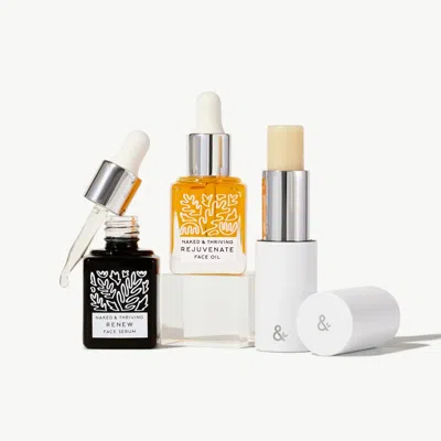 Naked & Thriving Hydratint Naked Night Set: Maximize Your Beauty Rest In Transparent