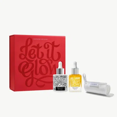 Naked & Thriving Luminous Day Set: Ready-to-glow Hydration In Transparent