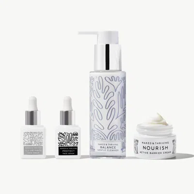 Naked & Thriving Mini Gentle Skin Set: Travel Essentials For Delicate Skin