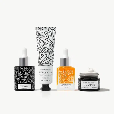 Naked & Thriving Nighttime Replenish Routine: Restore Skin Smoothness Overnight In Transparent