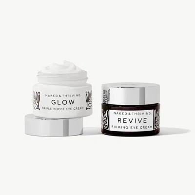 Naked & Thriving Radiant Eye Set: Glow, Revive In Multi