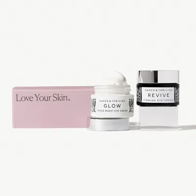 Naked & Thriving Radiant Eye Set: Limited Edition Gift Set In Transparent