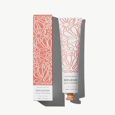 Naked & Thriving Replenish Velvet Hand Cream In Orange