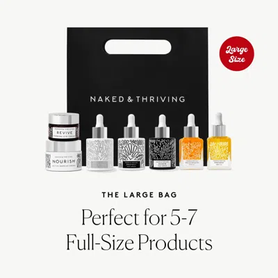 Naked & Thriving Signature Gift Bag: Gift Gorgeously In Transparent