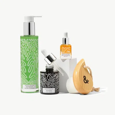 Naked & Thriving Skincare Starter Set: The Foundation For Visible Anti-aging Skincare In Transparent