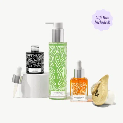 Naked & Thriving Smooth Skin Edit Gift Set: For Silky-soft Skin In Transparent