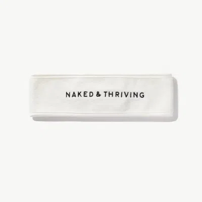 Naked & Thriving Spa Headband In White