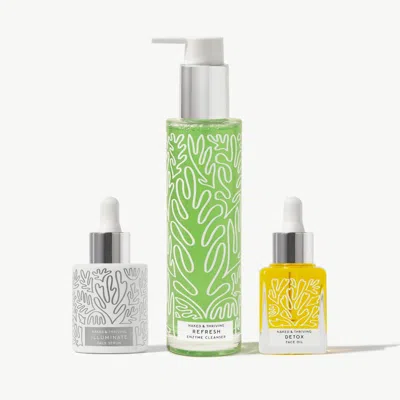Naked & Thriving Spring Essentials Routine: Limited-edition 3-step Set In Multi