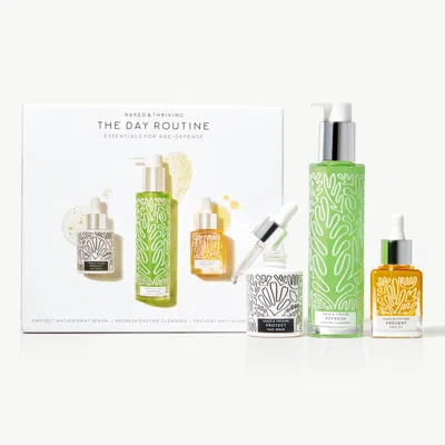 Naked & Thriving The Day Routine: Refresh, Protect, Prevent In Green