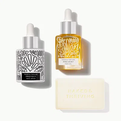Naked & Thriving The Day Routine: Soothe, Protect, Prevent In Transparent