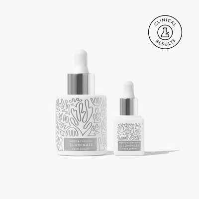 Naked & Thriving The Illuminate Duo:fade Visible Dark Spots & Wrinkles In White