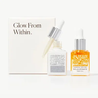 Naked & Thriving The Mini Super Glow Duo: Illuminate, Rejuvenate In Transparent