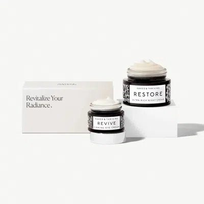Naked & Thriving The Retinol-alternative Duo: Visibly Firm & Smooth Skin In Transparent