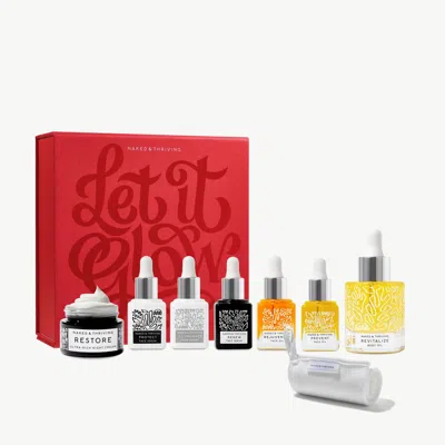 Naked & Thriving Ultimate Discovery Set: Most-loved Formulas In Mini In Transparent