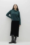 Naked Cashmere Aryana Cashmere Turtleneck In Green