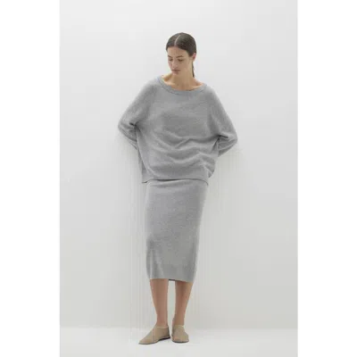 Naked Cashmere Azalea Cashmere Boatneck Sweater In Gray