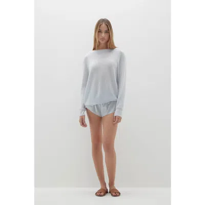 Naked Cashmere Azalea Cashmere Boatneck Sweater In White