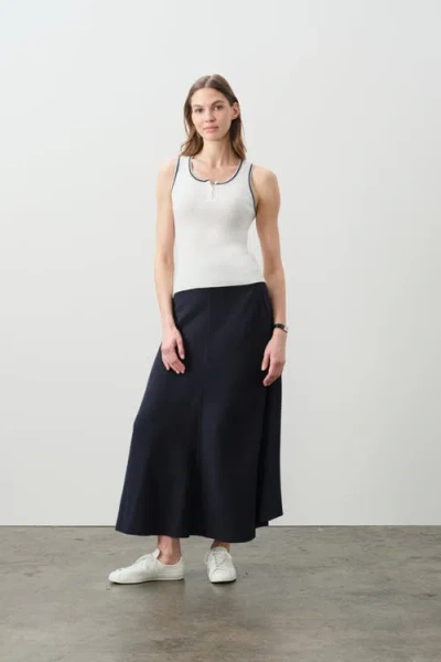 Naked Cashmere Camille Cotton Cashmere Tank In Neutral