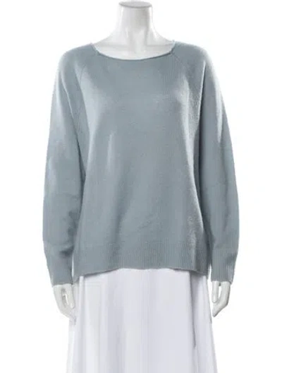 Pre-owned Naked Cashmere Cashmere Bateau Neckline Sweater In Blue