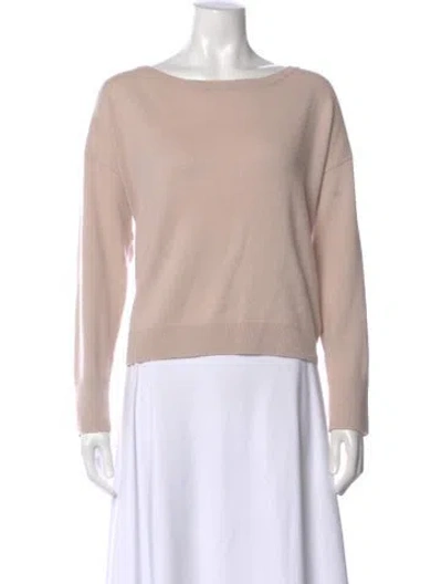 Pre-owned Naked Cashmere Cashmere Bateau Neckline Sweater In Neutral
