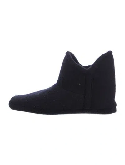 Pre-owned Naked Cashmere Cashmere Boots In Black/blue