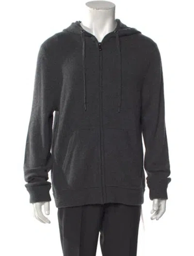 Pre-owned Naked Cashmere Cashmere Crew Neck Hoodie In Gray
