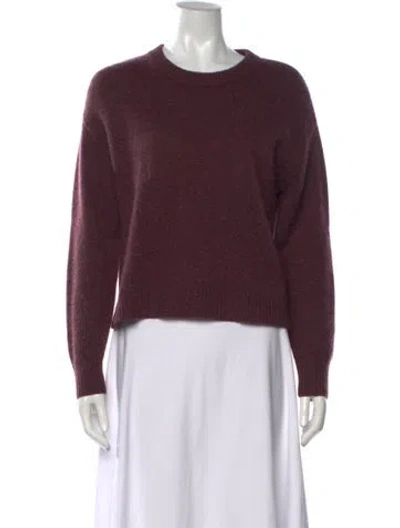 Pre-owned Naked Cashmere Cashmere Crew Neck Sweater In Burgundy