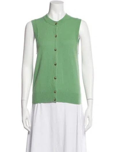 Pre-owned Naked Cashmere Cashmere Crew Neck Sweater In Green