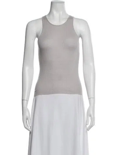 Pre-owned Naked Cashmere Cashmere Crew Neck Top In Neutrals