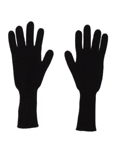 Pre-owned Naked Cashmere Cashmere Gloves In Black
