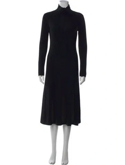 Pre-owned Naked Cashmere Cashmere Midi Length Dress In Black
