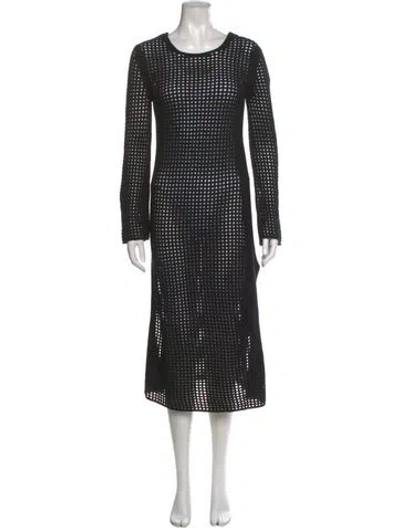 Pre-owned Naked Cashmere Cashmere Midi Length Dress W/ Tags In Black