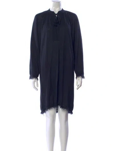 Pre-owned Naked Cashmere Cashmere Mini Dress In Blue