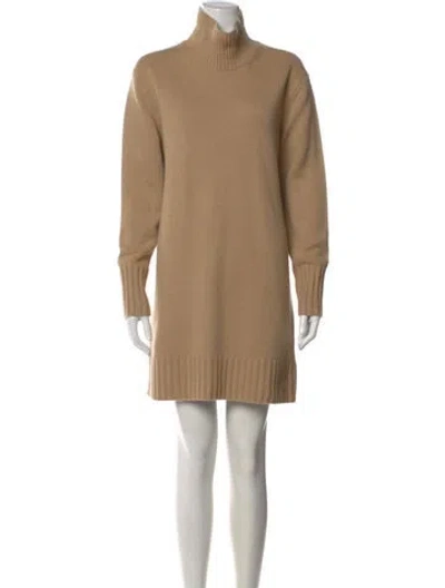 Pre-owned Naked Cashmere Cashmere Mini Dress In Brown