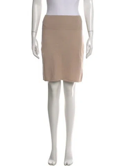 Pre-owned Naked Cashmere Cashmere Mini Skirt In Neutral