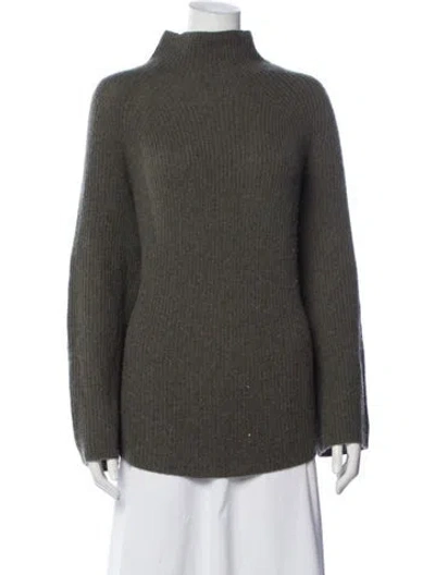 Pre-owned Naked Cashmere Cashmere Mock Neck Sweater In Green