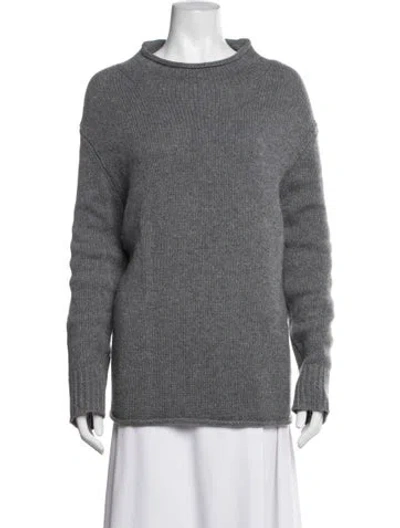 Pre-owned Naked Cashmere Cashmere Mock Neck Sweater In Grey