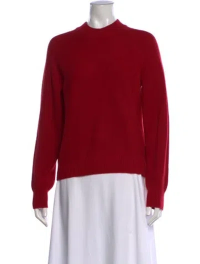 Pre-owned Naked Cashmere Cashmere Mock Neck Sweater In Red