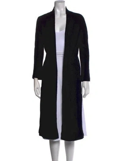 Pre-owned Naked Cashmere Cashmere Open Front Sweater In Black