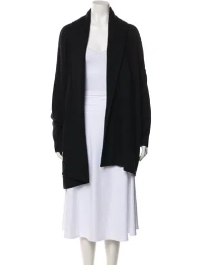 Pre-owned Naked Cashmere Cashmere Open Front Sweater In Blue