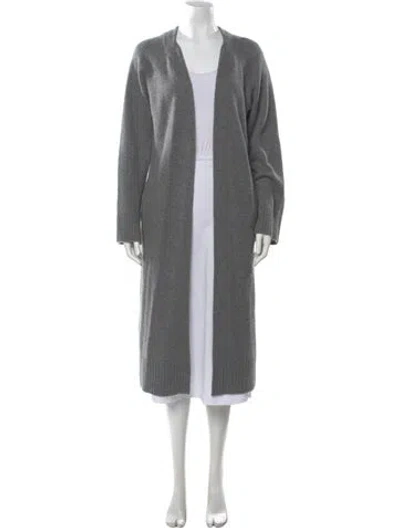 Pre-owned Naked Cashmere Cashmere Open Front Sweater In Gray