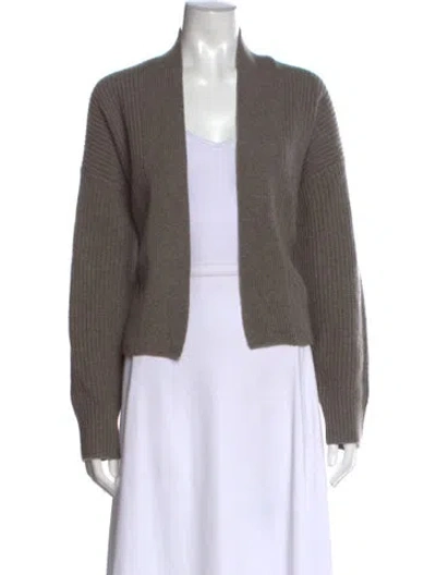 Pre-owned Naked Cashmere Cashmere Open Front Sweater In Gray