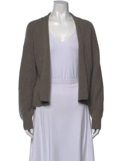 Pre-owned Naked Cashmere Cashmere Open Front Sweater In Grey