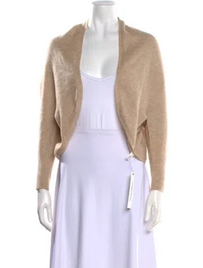Pre-owned Naked Cashmere Cashmere Open Front Sweater In Neutral