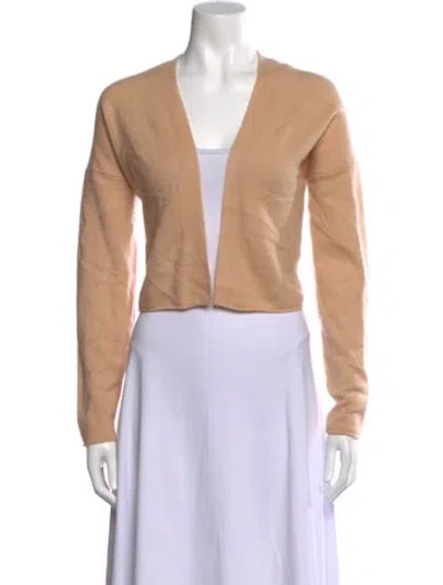 Pre-owned Naked Cashmere Cashmere Open Front Sweater In Neutral